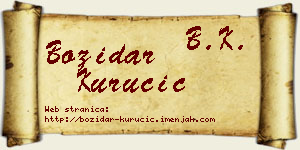 Božidar Kurucić vizit kartica